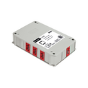 Caja distribuidora de 1 circuito estabilizado (SAI) de 1 entrada de 3 polos con figura Wago Winsta Midi y 6 salidas de 3 polos