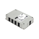 Distribution box with 1 standard circuit, 1 x 3-pole input Wago Winsta Midi type and 8 x 3-pole outputs