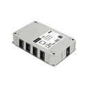 Distribution box with 1 standard circuit, 1 x 3-pole input Wago Winsta Midi type and 9 x 3-pole outputs