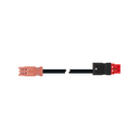Female-male connection cable 3P compatible with Wieland GST18i - Wago Winsta type, RZ1-K cable 2.5 mm², 2 m, red connector