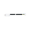 Female-free end connection cable 3P Wago Winsta type, RZ1-K cable 2.5 mm², 2 m, white connector