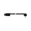 Female-Schuko connection cable 3P Wago Winsta type, RZ1-K cable 2.5 mm², 2 m, black connector