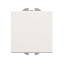 Neutral push-button switch 10A 230V~ with fast terminal connection system matt white Simon 270
