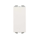 2-way push-button switch 10AX 230V~ with slender rocker and fast terminal connection system matt white Simon 270