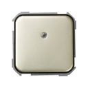 Single-pole switch 10AX 250V~ with built-in light and fast terminal connection system decorative brown Simon 31