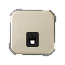 Telephone socket with 4 pins RJ11 champagne Simon 31