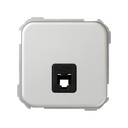 Telephone socket with 6 pins RJ12 aluminium Simon 31