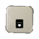 Telephone socket with 6 pins RJ12 champagne Simon 31