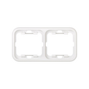 Thermoplastic frame for 2 elements white Simon 31