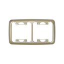 Thermostable frame for 2 elements champagne Simon 31