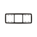 Thermostable frame for 3 elements brown Simon 31