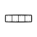 Thermostable frame for 4 elements brown Simon 31