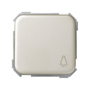 Push-button switch with light symbol 10A 250V~ and fast terminal connection system champagne Simon 31