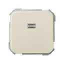 Neutral push-button switch 10A 250V~ with built-in light and fast terminal connection system ivory Simon 31 Play