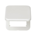 Hinged cover with safety device for German socket outlet white Simon 31
