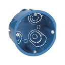Flush-mount box for 1 element for hollow partition wall