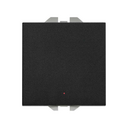 Two-pole switch 10AX 230V~ with built-in pilot light matt black Simon 270