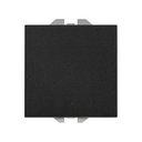 Neutral push-button switch 10A 230V~ with fast terminal connection system matt black Simon 270
