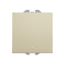 2-way switch 10AX 230V~ with built-in light and fast terminal connection system champagne Simon 270