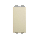 2-way push-button switch 10AX 230V~ with slender rocker and fast terminal connection system champagne Simon 270