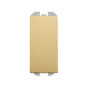 2-way push-button switch 10AX 230V~ with slender rocker and fast terminal connection system gold Simon 270
