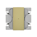 Simon iO 2-way master switch 230V~ with slender rocker and screw terminal connection system bronze Simon 270