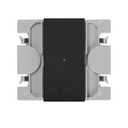 Simon iO 2-way master switch 230V~ with slender rocker and screw terminal connection system matt black Simon 270