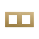 Frame for 2 elements 270 gold Simon 270
