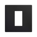 Minimal aesthetic frame for 1 element matt black Simon 270