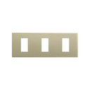 Minimal aesthetic frame for 3 elements champagne Simon 270