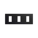 Minimal aesthetic frame for 3 elements matt black Simon 270