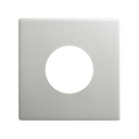 Minimal aesthetic frame for CLEAN Schuko socket outlet with 1 element aluminium Simon 270