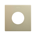 Minimal aesthetic frame for CLEAN Schuko socket outlet with 1 element champagne Simon 270