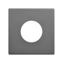 Minimal aesthetic frame for CLEAN Schuko socket outlet with 1 element titanium Simon 270