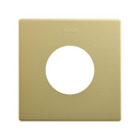Minimal aesthetic frame for CLEAN Schuko socket outlet with 1 element bronze Simon 270