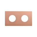 Minimal aesthetic frame for CLEAN Schuko socket outlet for 2 elements copper Simon 270