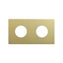 Minimal aesthetic frame for CLEAN Schuko socket outlet for 2 elements bronze Simon 270