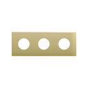 Minimal aesthetic frame for CLEAN Schuko socket outlet for 3 elements bronze Simon 270
