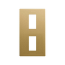 Minimal aesthetic vertical frame for 2 elements gold Simon 270
