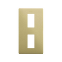 Minimal aesthetic vertical frame for 2 elements bronze Simon 270