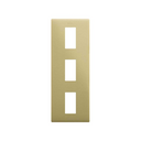 Minimal aesthetic vertical frame for 3 elements bronze Simon 270