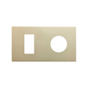 Minimal aesthetic frame for 2 elements for 1 CLEAN Schuko socket outlet champagne Simon 270
