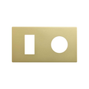 Minimal aesthetic frame for 2 elements for 1 CLEAN Schuko socket outlet bronze Simon 270
