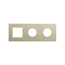 Frame composed of 1 element and 2 minimal aesthetics for CLEAN Schuko socket outlet champagne Simon 270