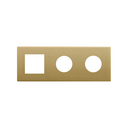 Frame composed of 1 element and 2 minimal aesthetics for CLEAN Schuko socket outlet gold Simon 270