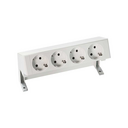 Kit complet avec 4 prises schuko blanches S400 Top