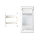 Trim plate for MCB or RCCB for 2 elements white Simon 500 Cima