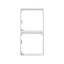 Adaptor plate for Simon 27 mechanical mechanisms for 2 elements white Simon 500 Cima