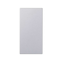 Plaque aveugle pour 1 module double aluminium Simon 500 Cima