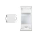 Plate for MCB or RCCB for 2 elements installation in floor boxes white Simon 500 Cima